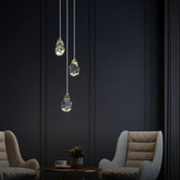Lampadari Classici Dorati con Gocce di Vetro - clowasit.com